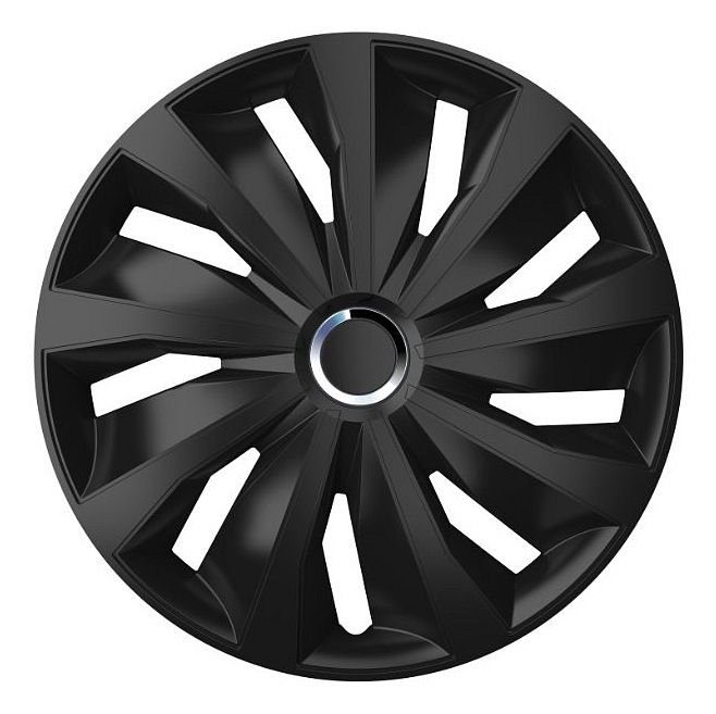Komplet kołpaków Grip Pro Black 16&quot; - czarny