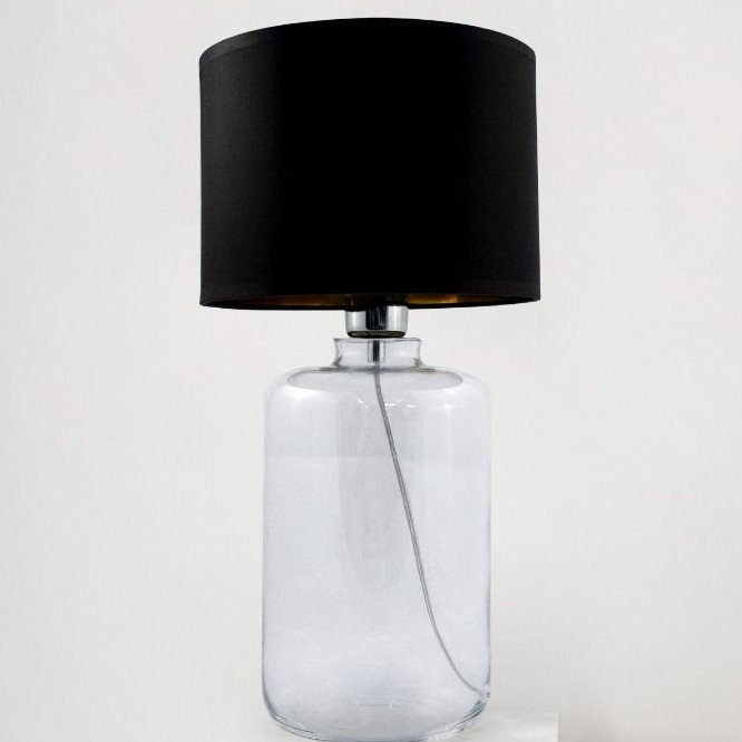 Lampa stołowa SAMASUN TRANSPARENT 5502BKGO Zumaline przezroczysty 002177-014400