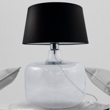 Lampa stołowa BATUMI TRANSPARENT 5528BK Zumaline przezroczysty 002177-014426