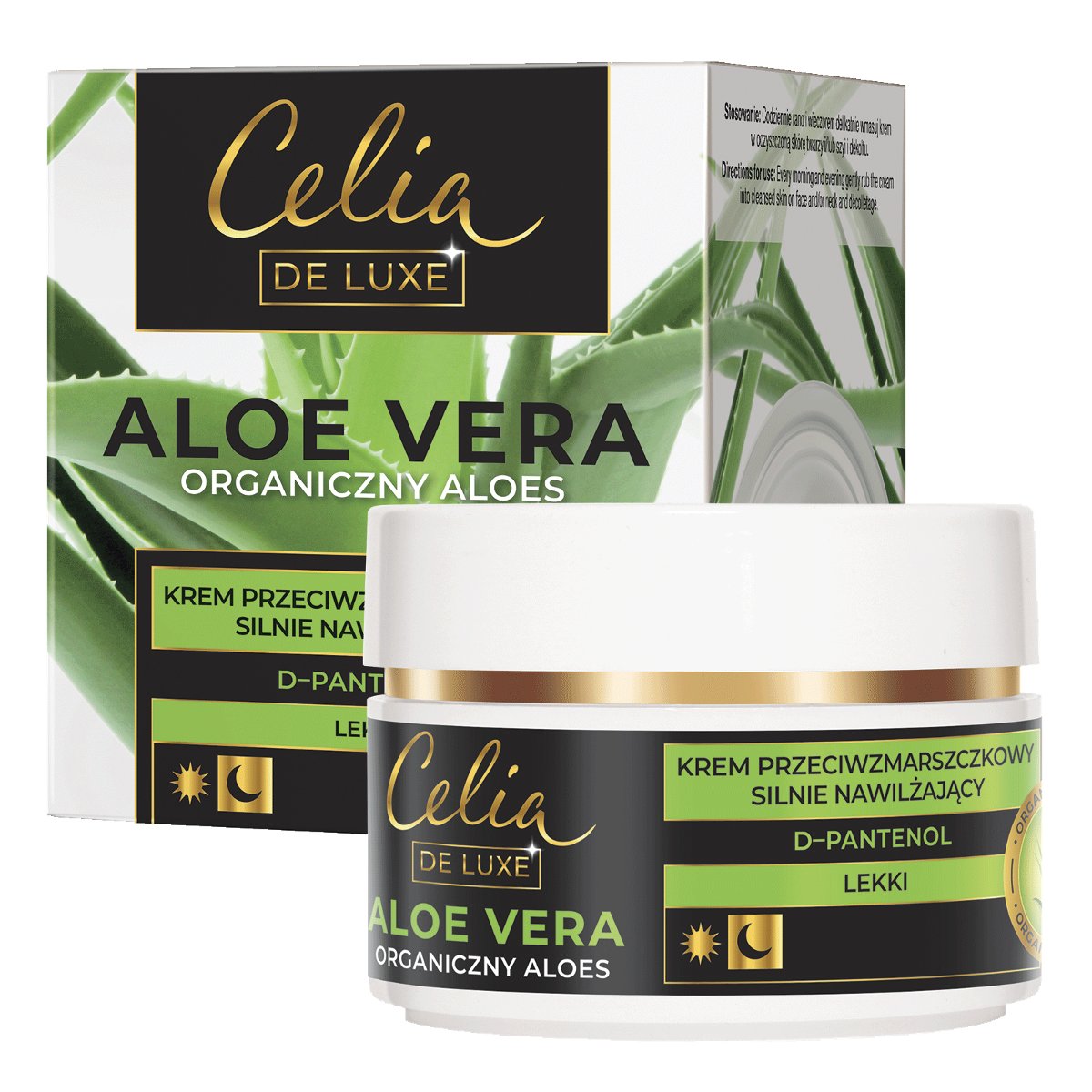 Celia Aloe Vera Lekki Krem Przeciwzmarszczkowy Silnie Nawilżający 010214770