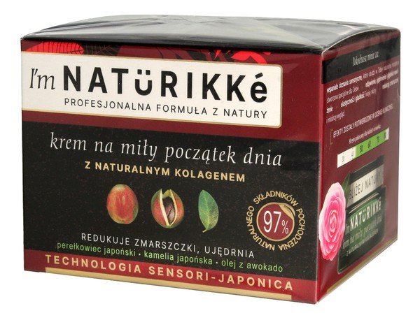 Фото - Крем і лосьйон I'm Naturikke krem na miły początek dnia z naturalnym kolagenem 50 ml 