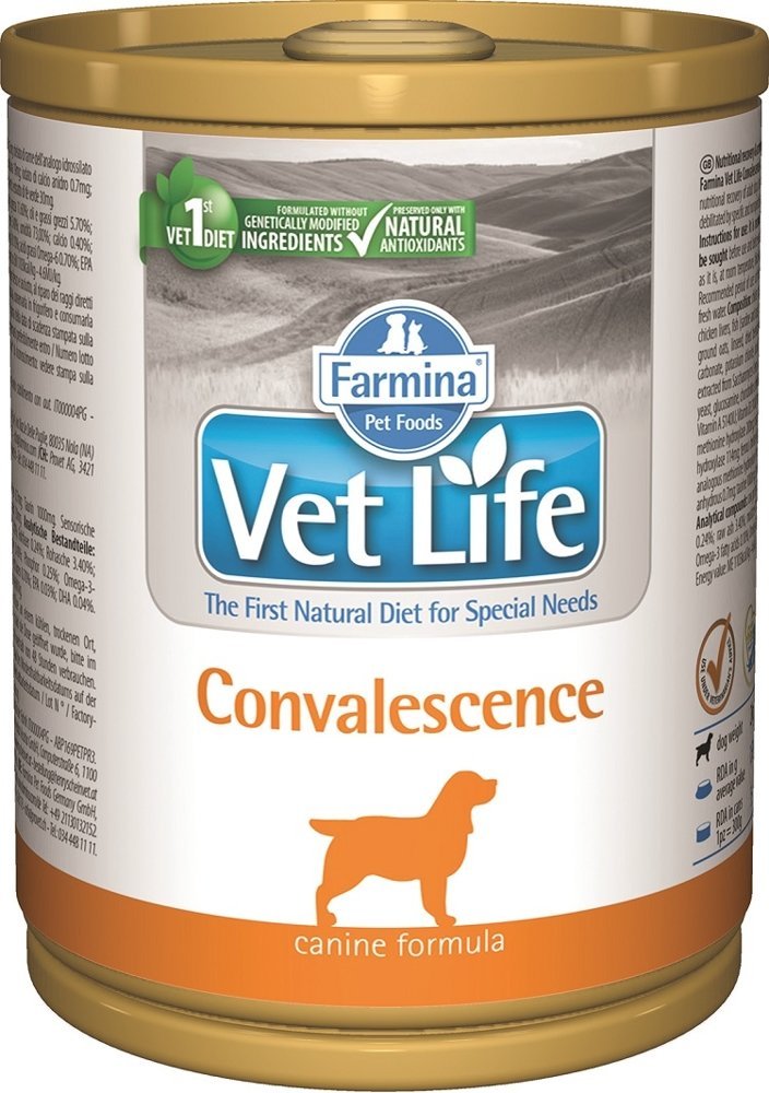Farmina Vet Life VET LIFE NATURAL DIET DOG CONVALESCENCE 300g PVT300001