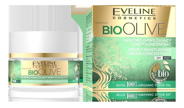 Zdjęcia - Kremy i toniki Eveline Cosmetics  BIO OLIVE - DEEPLY MOISTURIZING CREAM-CONCENTRATE - Gł 