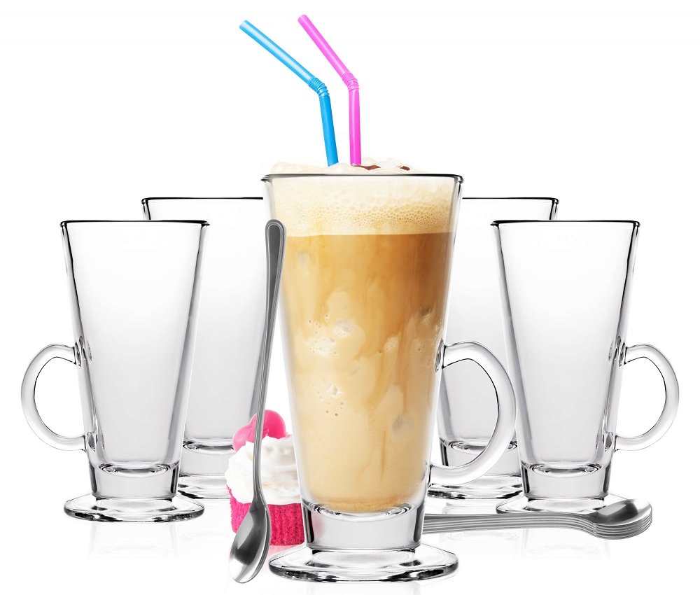 Zestaw Caffe Latte 6 Szt + Łyżeczki