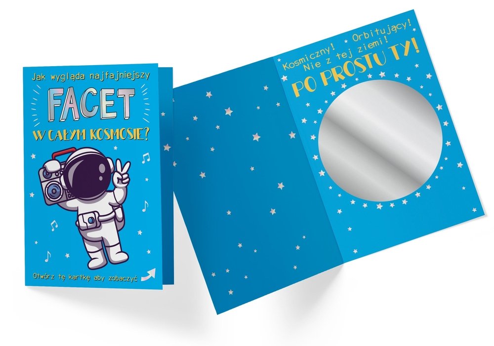 KUKARTKA KUKARTKA Karnet B6 DK-853 Najfajniejszy facet lusterko 448218