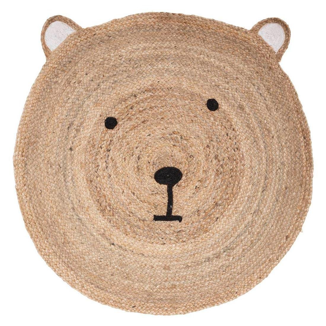Jutowy dywan dla dzieci Bear 100 cm 174207