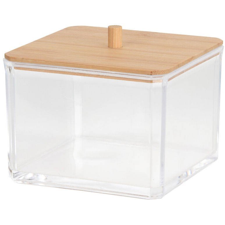 Organizer kosmetyczny Bamboo Eleganza, 9,5 x 9,5 x 8,5 cm