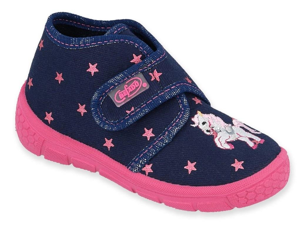 Befado - Obuwie buty dziecięce kapcie pantofle trzewiki dla dziewczynki - 19