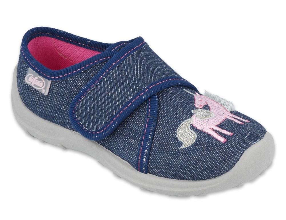 Befado - Obuwie buty dziecięce kapcie pantofle dla dziewczynki - 25