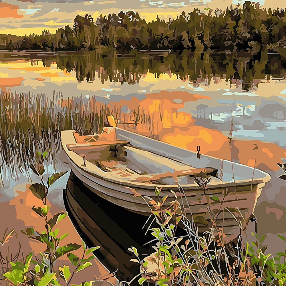 Haft Diamentowy, Obraz 5D, Diamond Painting 30x30cm (wzór: DP055) + zestaw akcesoriów