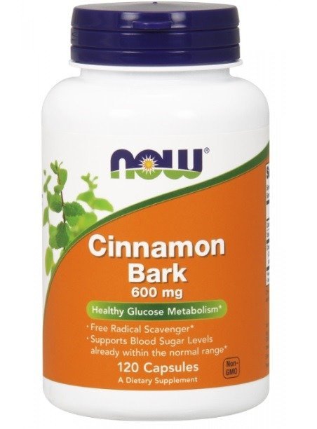 Now Foods Foods Cinnamon Bark - Cynamon Kora 120 kaps Foods CE1B-8486D