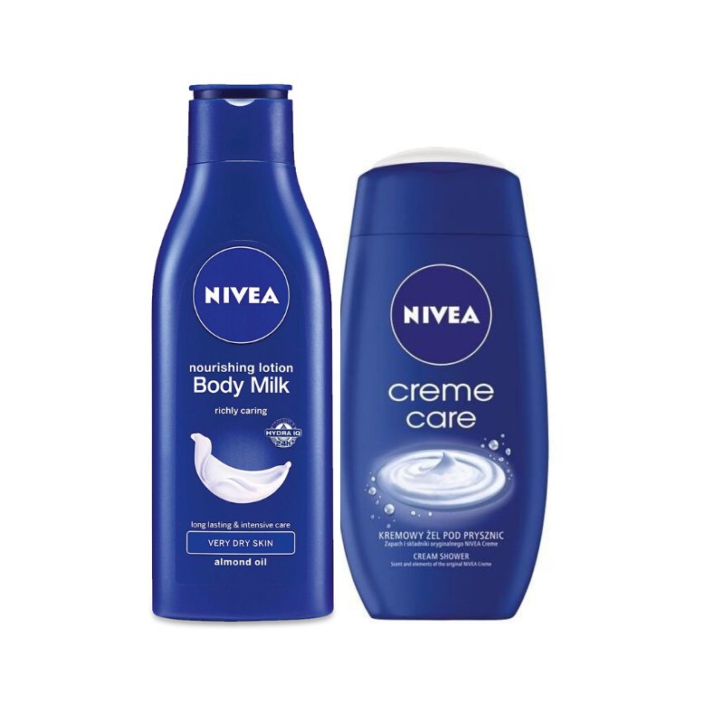 Nivea Dla Niej Balsam do ciała 250ml + Żel do kšpieli - 250ml
