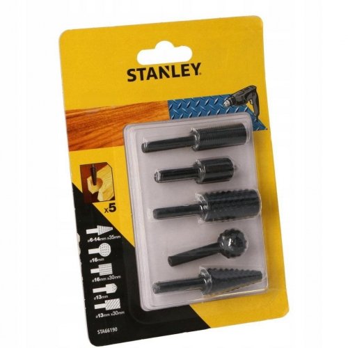 Stanley ZESTAW 5 PILNIKÓW DREWNO/METAL UCHWYT 6 M STA66190-QZ