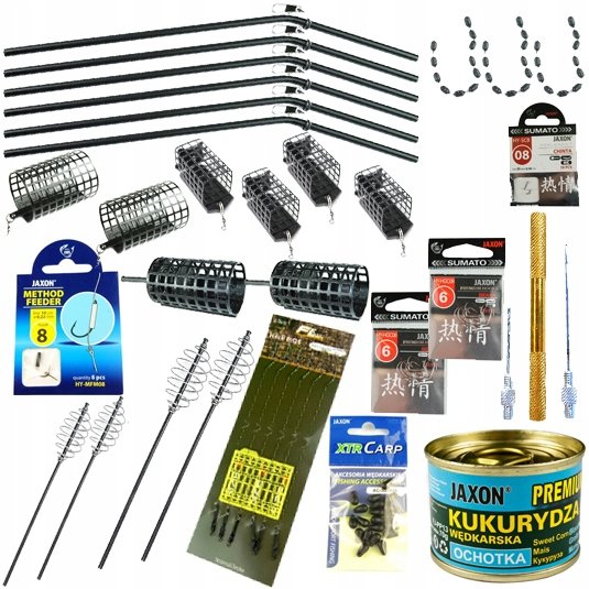 Zestaw 102 akcesoriów na grunt do karpiówki, Jaxon