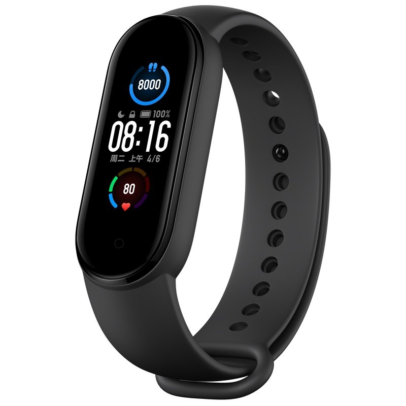 Devia Devia Deluxe Sport do Xiaomi Mi Band 5 czarny 6938595350320