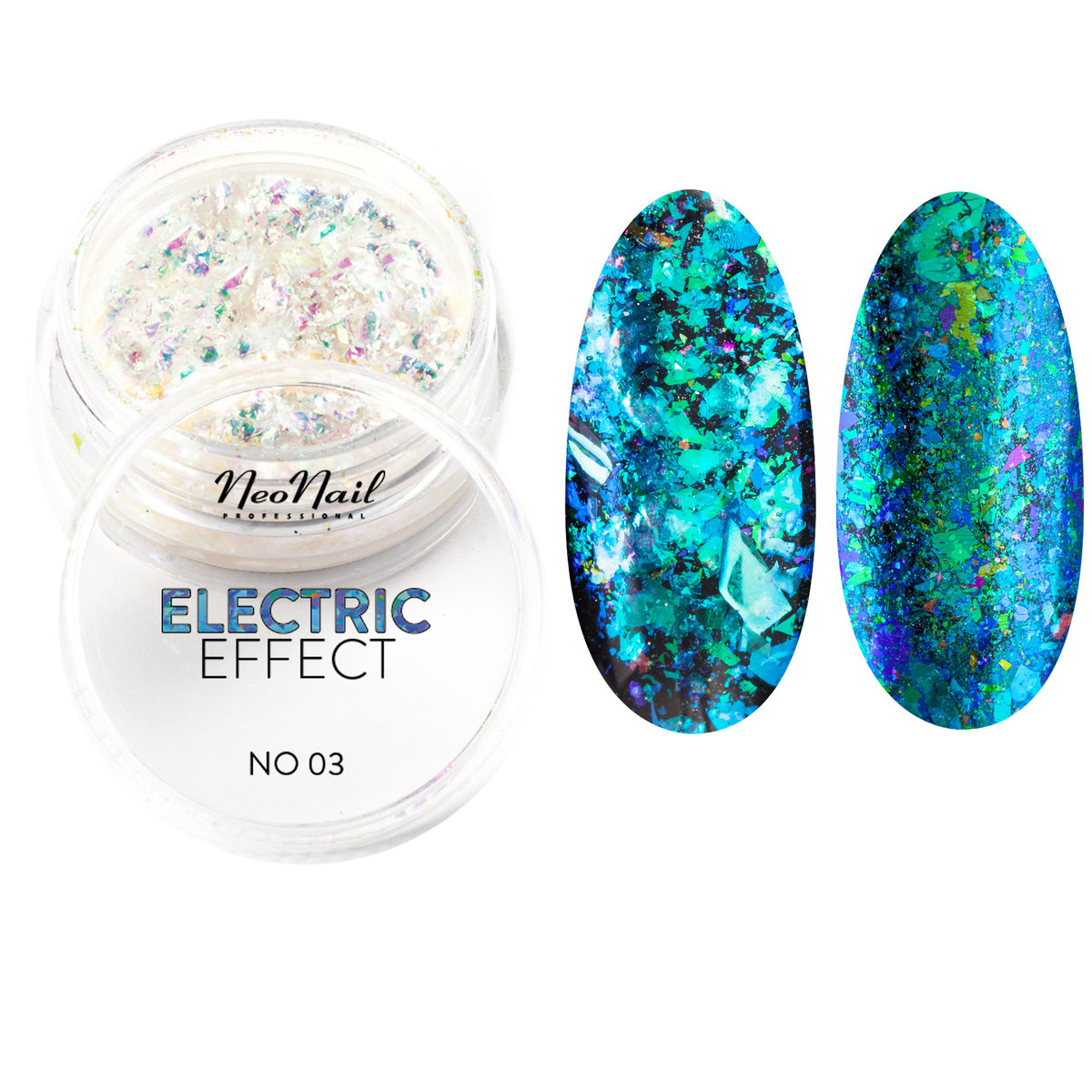 Neonail Pyłek Electric Effect 03 - 3g x5810-3