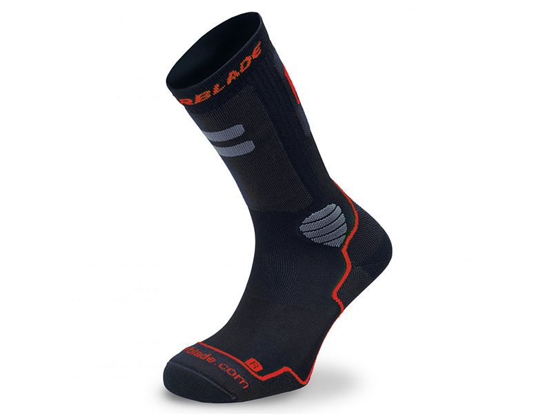 Skarpety Rollerblade High Performance Socks Black / Red   - 47-49