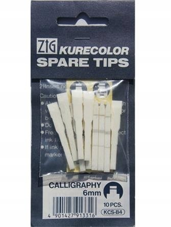 Kuretake Kurecolor Zestaw Końcówek 10 Szt Kal. 6Mm