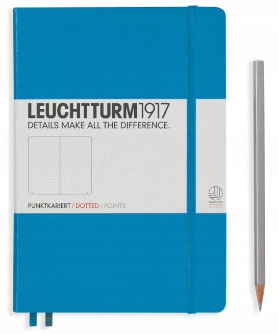 Notatnik Leuchtturm1917 Medium A5, Kropki, Morski