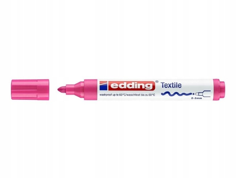 Edding Tekstylny marker edding edding 4500 Creative, okrągła końcówka, 2  3 MM, różowy e-  4500