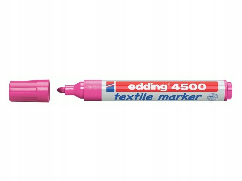 Marker Edding Do Tkanin Okrągła Końcówka 3Mm Różow