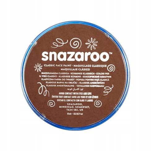 SNAZAROO farba do twarzy 18ml JASNY BRĄZ