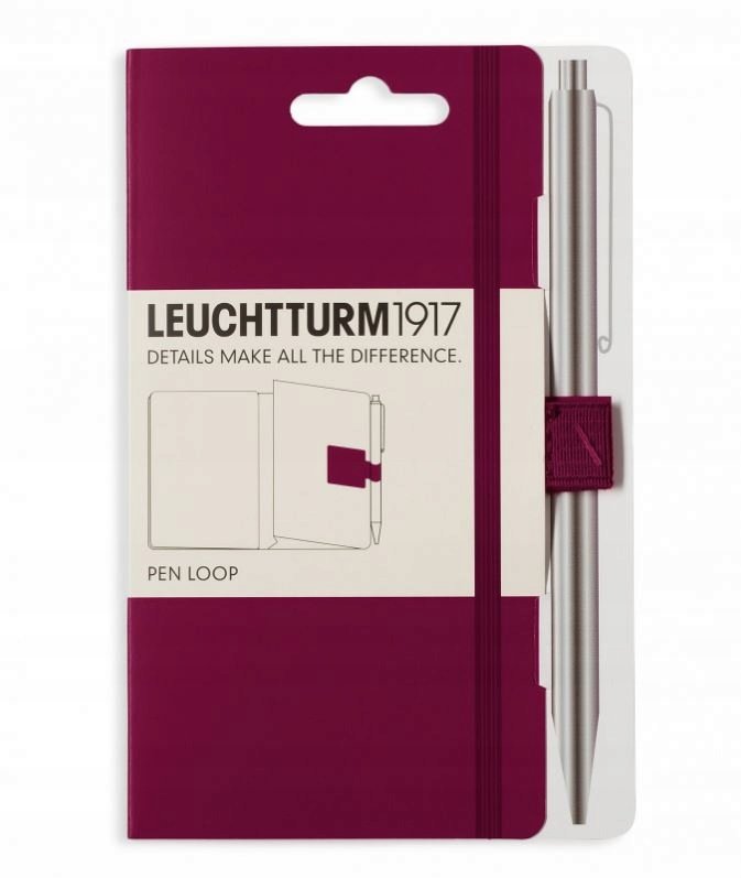 LEUCHTTURM1917 PEN LOOP Szlufka na długopis BORDOW