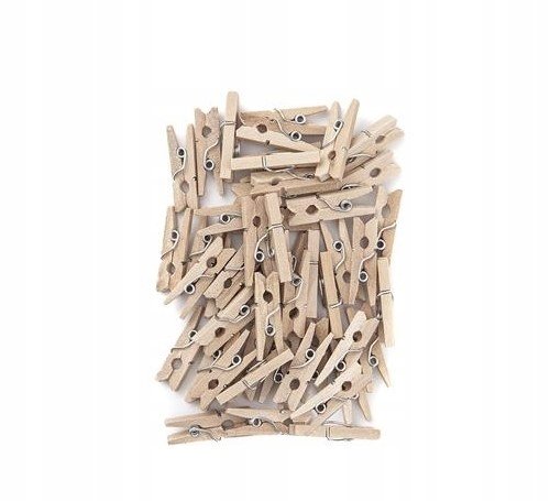 DP Craft MINI KLAMERKI DREWNIANE 2,5 CM, 40 SZT.