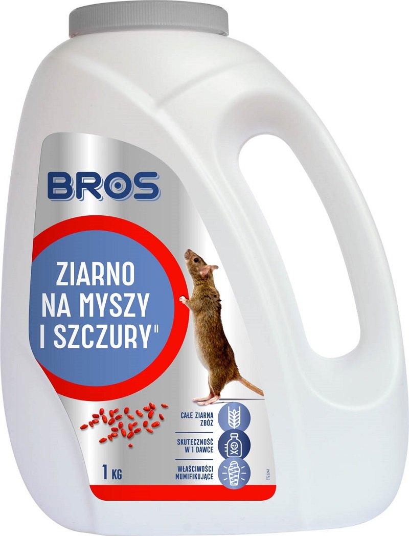 Bros Ziarno Trutka na myszy i szczury 1 kg