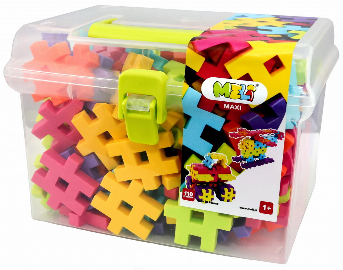 Meli Klocki Maxi Travel Box 110 Elementów