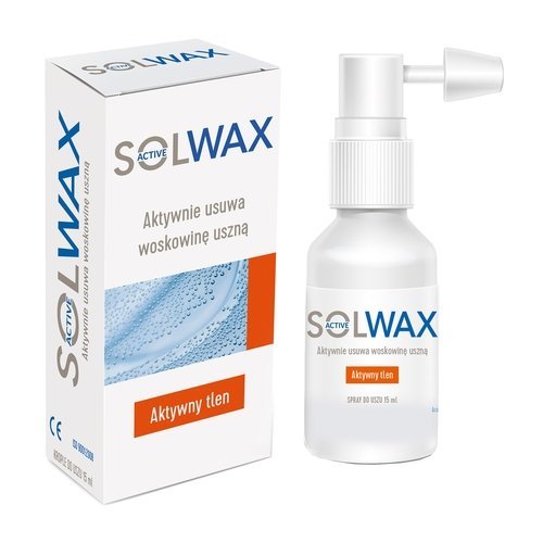 SOLINEA Solwax active spray do uszu 15 ml