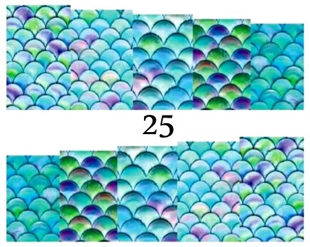 Naklejki wodne na paznokcie - nr 25