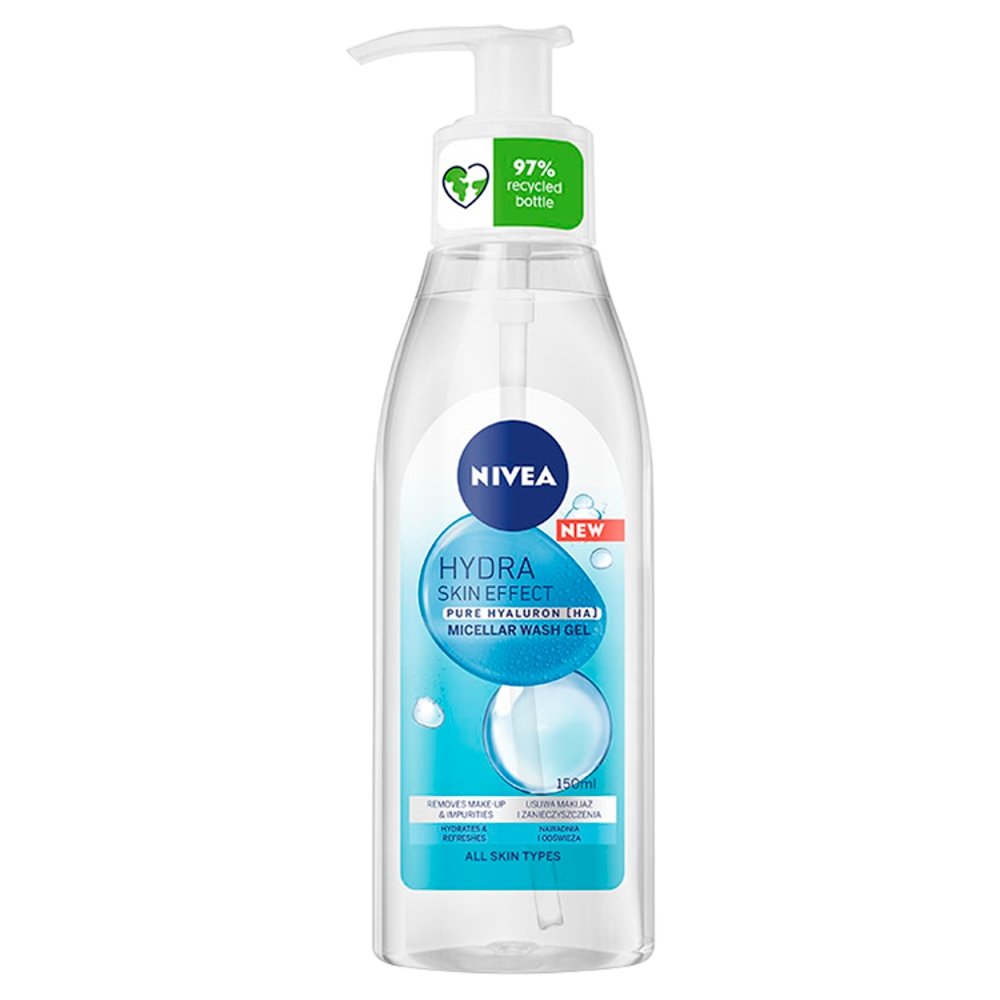 Nivea Nivea Hydra Skin Micelar Wash Gel 150ml żel micelarny do twarzy