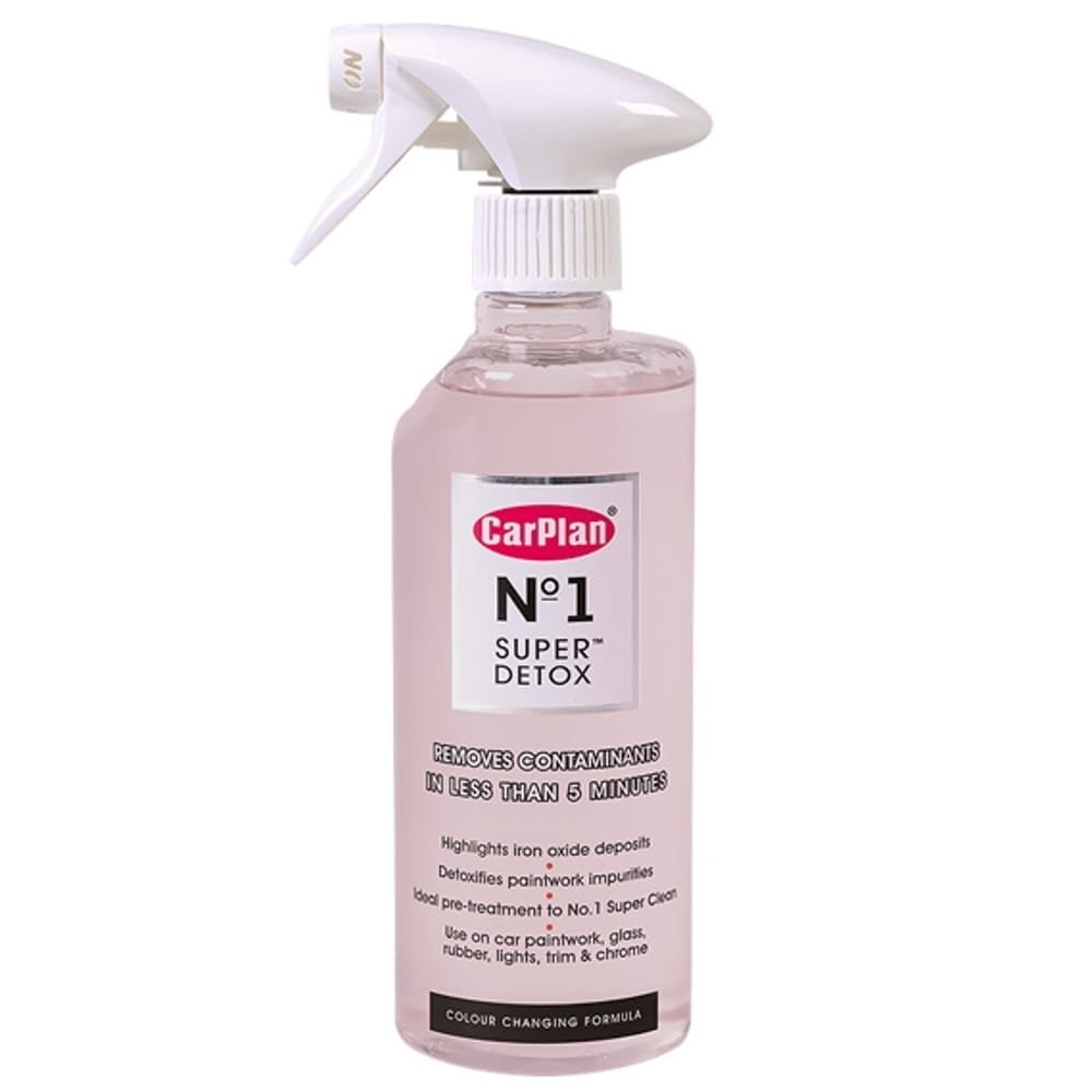 CarPlan No1 Super Detox Do usuwania metalicznych zanieczyszczeń z karoserii samochodu - Atomizer 600ml
