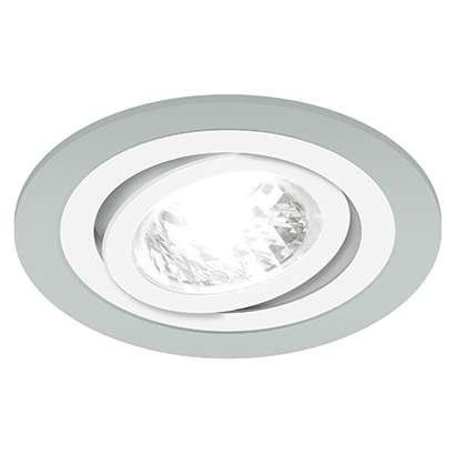 Ideus Oczko halogenowe / LED BORYS C Srebrny / Biały 03225