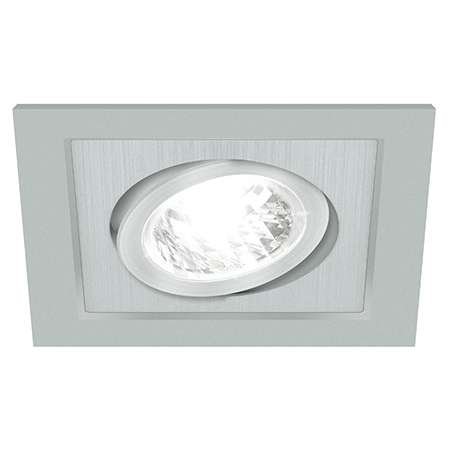 Ideus Oczko halogenowe / LED BORYS D Srebrny / Srebny 03218