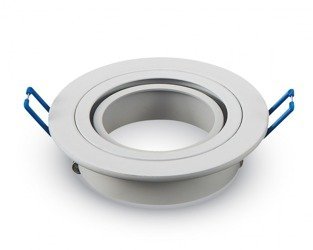 Oprawa sufitowa aluminium okrągła ruchoma biała 3599