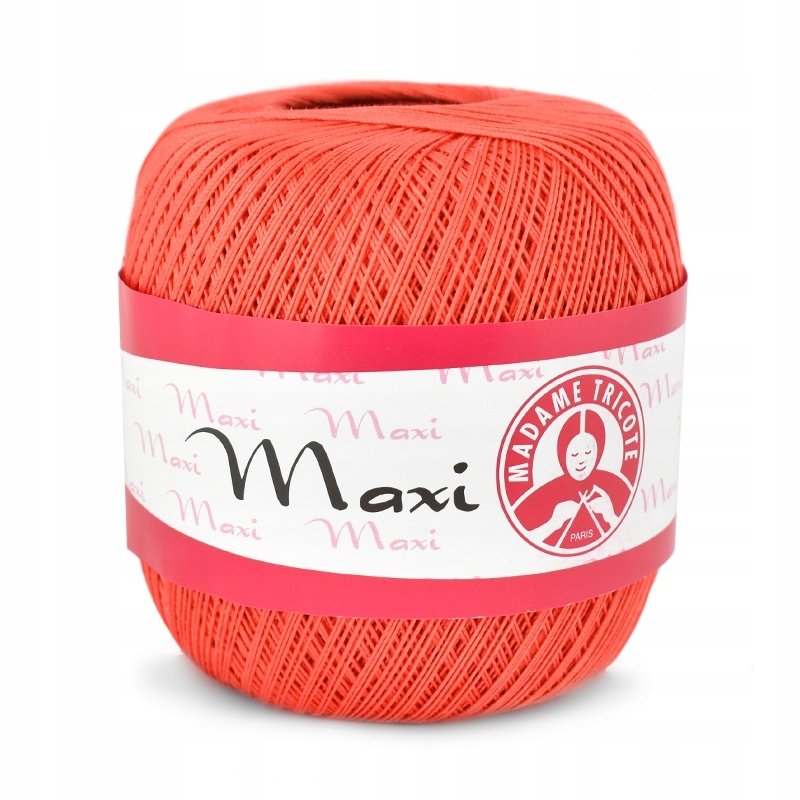 Kordonek MAXI MADAME TRICOTE 100g 4910 poziomkowy
