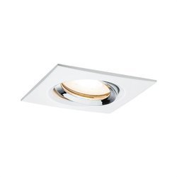 Paulmann Premium EBL setname IP65 prostokątny schwenkb LED 1 X _ W 230 V GU10 51 MM Biały/Chrom 92904