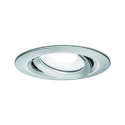 Oczko wpuszczane ruchome okrągłe Nova Plus GU10 6W 4000K 470lm aluminium