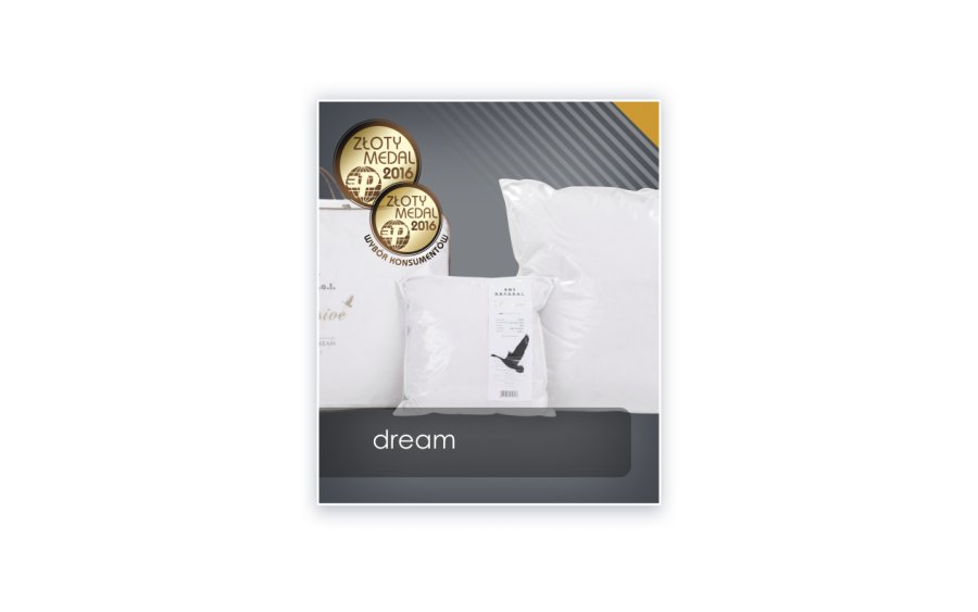 Poduszka puch gęsi DREAM 50x70 cm