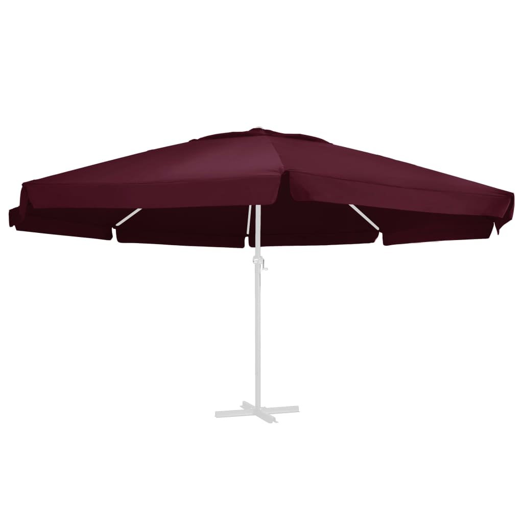 vidaXL Pokrycie do parasola ogrodowego, bordowe, 600 cm 312550