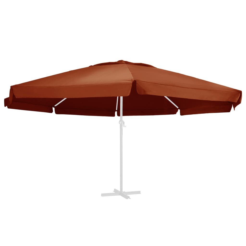 vidaXL Pokrycie do parasola ogrodowego, terakotowe, 600 cm 312551