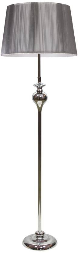 Candellux GILLENIA Lampa podłogowa Srebrny 1x60W E27 51-11947