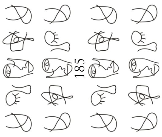 Naklejki wodne na paznokcie - nr 185