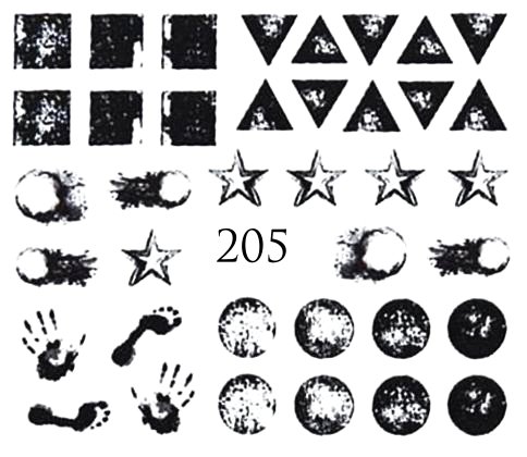 Naklejki wodne na paznokcie Usta, Torebka - 793