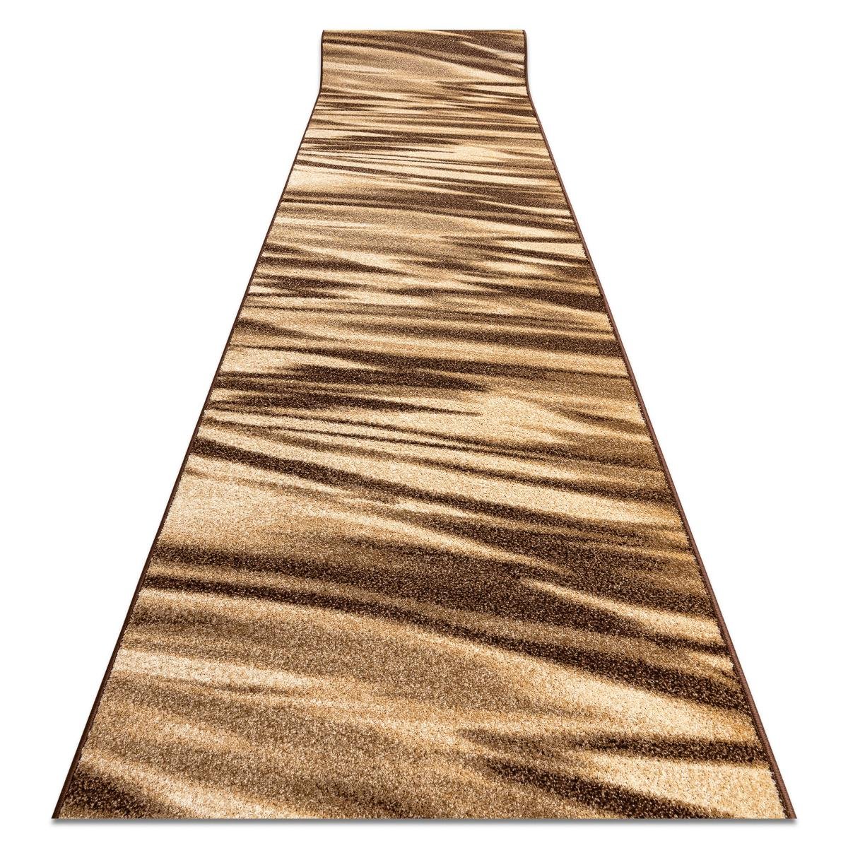 Chodnik DYWANY ŁUSZCZÓW KARMEL FRYZ - ARABICA brąz 70 cm, 70x740 cm
