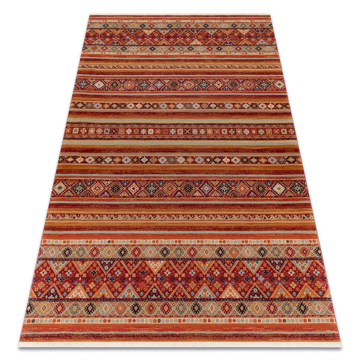 Dywan KESHAN Frędzle, orientalny 7685/53578 terakota, 200x290 cm