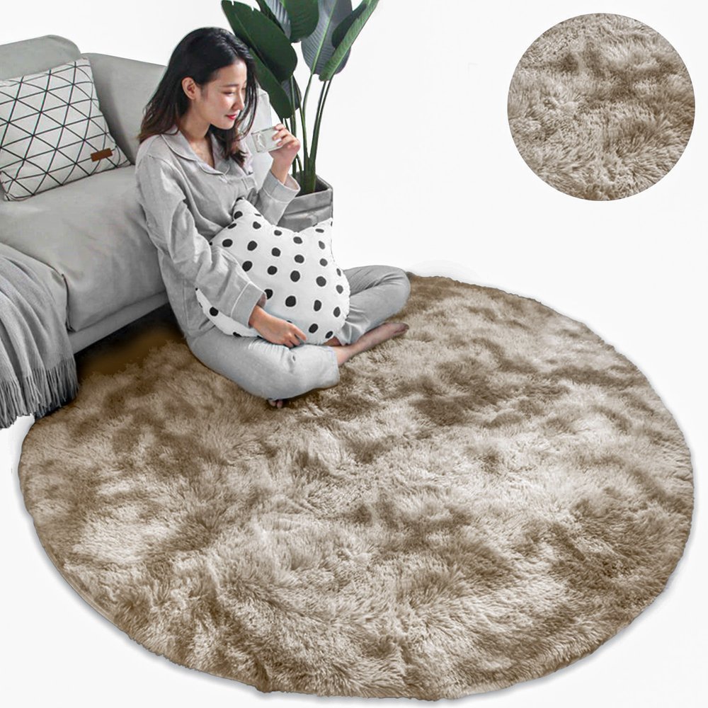 Dywan okrągły Ombre Strado 100x100 OmbreCamel (Beżowy)