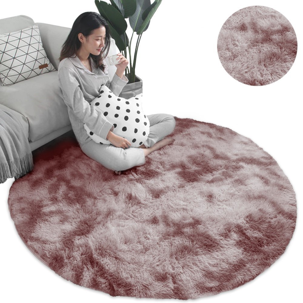Dywan okrągły Ombre Strado 140x140 OmbrePurple (Różowy)